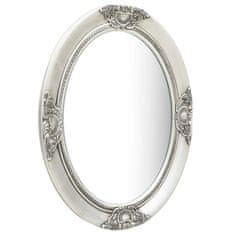Petromila Nástěnné zrcadlo barokní styl 50 x 70 cm stříbrné
