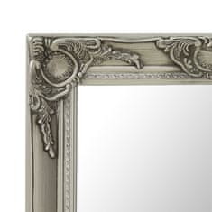 Petromila Nástěnné zrcadlo barokní styl 60 x 60 cm stříbrné