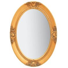 Petromila Nástěnné zrcadlo barokní styl 50 x 70 cm zlaté