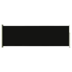 Petromila Zatahovací boční markýza 200x600 cm černá