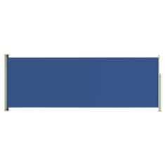 Greatstore Zatahovací boční markýza 220x600 cm modrá