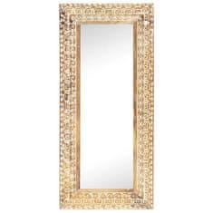 Vidaxl Ručně vyřezávané zrcadlo 110 x 50 x 11 cm masivní mangovník