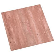 Vidaxl Samolepicí podlahové desky 55 ks PVC 5,11 m2 červené