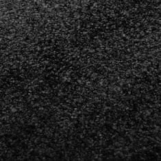 Greatstore Rohožka pratelná černá 90 x 150 cm