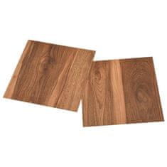 Greatstore Samolepicí podlahové desky 55 ks PVC 5,11 m2 hnědé
