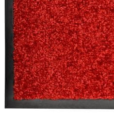 Greatstore Rohožka pratelná červená 120 x 180 cm