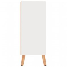 shumee Příborník bílý s vysokým leskem 60 x 30 x 72 cm dřevotříska