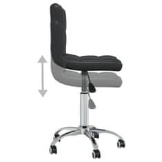 shumee Otočná kancelářská židle černá umělá kůže