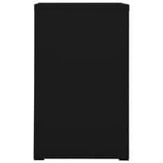Vidaxl Kancelářská skříň černá 46 x 62 x 102,5 cm ocel