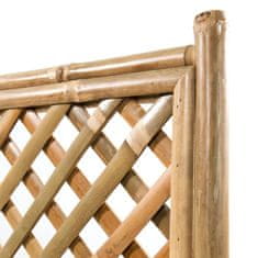 Greatstore Vyvýšený záhon s treláží bambus 70 cm