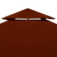 shumee Střecha na altán 310 g/m2 3 x 3 m cihlová