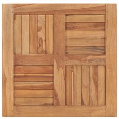 shumee Stolní deska masivní teakové dřevo 60 x 60 x 2,5 cm