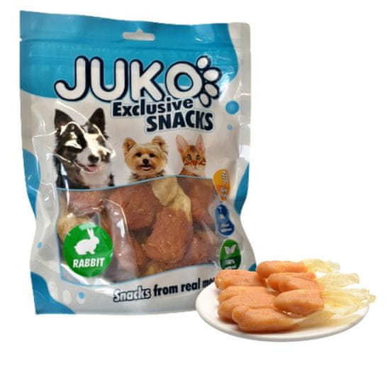 Juko Rabbit Ear with Chicken JUKO Snacks 250 g