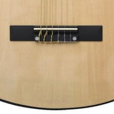 shumee 12dílný set klasická kytara pro začátečníky 4/4 39''