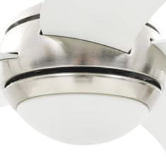 Petromila Ozdobný stropní ventilátor se světlem 128 cm bílý