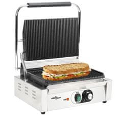 Greatstore Rýhovaný gril na panini 2 200 W 44 x 41 x 19 cm