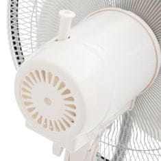Greatstore Stojanový mlhový ventilátor 3 rychlosti foukání bílý