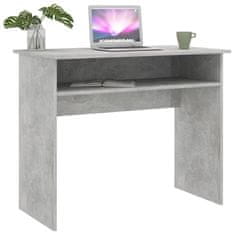 Vidaxl Psací stůl betonově šedý 90 x 50 x 74 cm dřevotříska