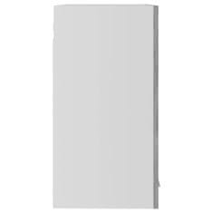 Petromila Horní skříňka prosklená betonově šedá 60x31x60 cm dřevotříska