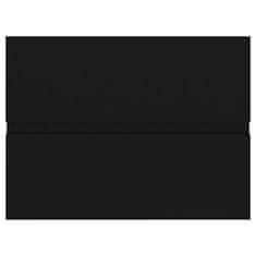 Greatstore Skříňka pod umyvadlo černá 60 x 38,5 x 45 cm dřevotříska
