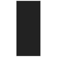Greatstore Příborník černý 102 x 33 x 75 cm dřevotříska