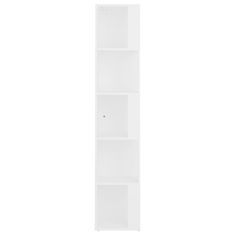 Vidaxl Rohová skříňka bílá 33 x 33 x 164,5 cm dřevotříska