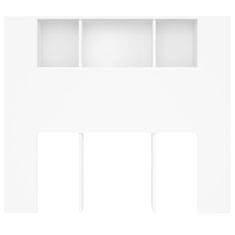 Petromila Čelo postele s úložným prostorem bílé 120 x 18,5 x 102,5 cm