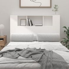 Petromila Čelo postele s úložným prostorem bílé 120 x 18,5 x 102,5 cm