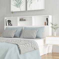 Petromila Čelo postele s úložným prostorem bílé 160 x 19 x 103,5 cm