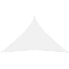 Vidaxl Stínící plachta oxfordská látka trojúhelníková 5 x 6 x 6 m bílá