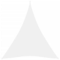shumee Stínící plachta oxfordská látka trojúhelníková 5 x 6 x 6 m bílá