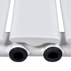 Vidaxl Lamelový radiátor bílý 311 mm x 900 mm