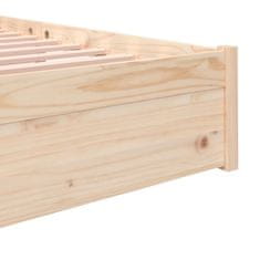shumee Rám postele masivní dřevo 180 x 200 cm Super King