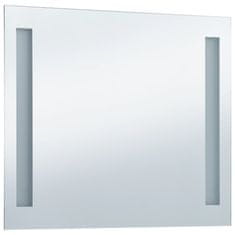 shumee Koupelnové nástěnné zrcadlo s LED osvětlením 60 x 50 cm