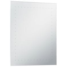 Greatstore Koupelnové nástěnné zrcadlo s LED osvětlením 50 x 60 cm