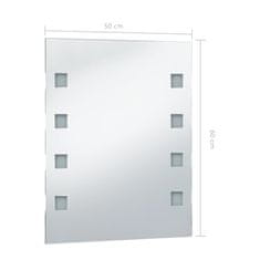 Petromila Koupelnové nástěnné zrcadlo s LED osvětlením 50 x 60 cm