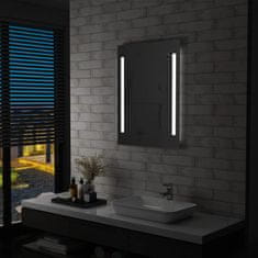 shumee vidaXL Koupelnové nástěnné zrcadlo s LED 60 x 80 cm