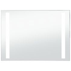 Greatstore Koupelnové nástěnné zrcadlo s LED osvětlením 100 x 60 cm