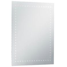 Vidaxl Koupelnové nástěnné zrcadlo s LED osvětlením 60 x 80 cm