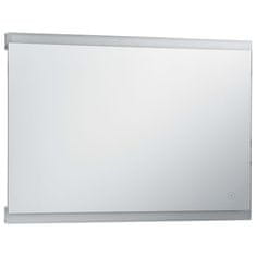 Greatstore Koupelnové zrcadlo s LED světly a dotykovým senzorem 100x60 cm
