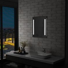 shumee vidaXL LED koupelnové nástěnné zrcadlo s policí 50 x 70 cm