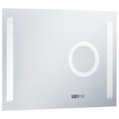 Petromila Koupelnové zrcadlo s LED světly a dotykovým senzorem 80 x 60 cm
