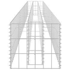 Vidaxl Gabionový vyvýšený záhon pozinkovaná ocel 360 x 30 x 30 cm