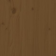 Greatstore Stojan na dřevo medově hnědý 33,5x30x110 cm masivní borovice