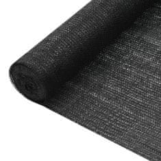Vidaxl Stínící tkanina černá 3,6 x 25 m HDPE 75 g/m2