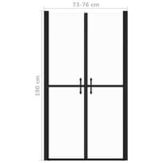shumee Sprchové dveře čiré ESG (73–76) x 190 cm