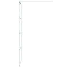 Vidaxl Sprchová zástěna walk-in bílá 80 x 195 cm čiré ESG sklo