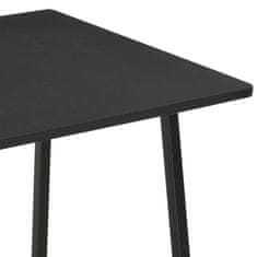Greatstore Psací stůl s poličkami černý 102 x 50 x 117 cm