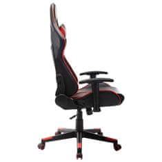 Greatstore Herní židle černá a červená umělá kůže
