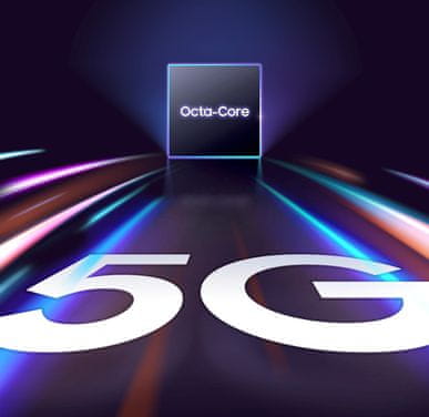 Samsung Galaxy A14 5G, chytrý telefon, vlajková loď 6,6palcový displej obnovovací frekvence stabilizace obrazu čtyři fotoaparáty nejrychlejší 5G připojení 5G internet podpora nejrychlejšího připojení